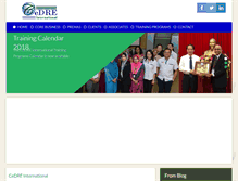 Tablet Screenshot of cedre.org.my